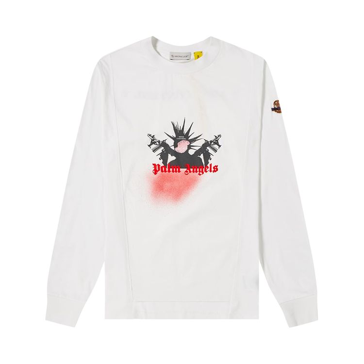 Moncler Genius x Palm Angels Long Sleeve Tee White
