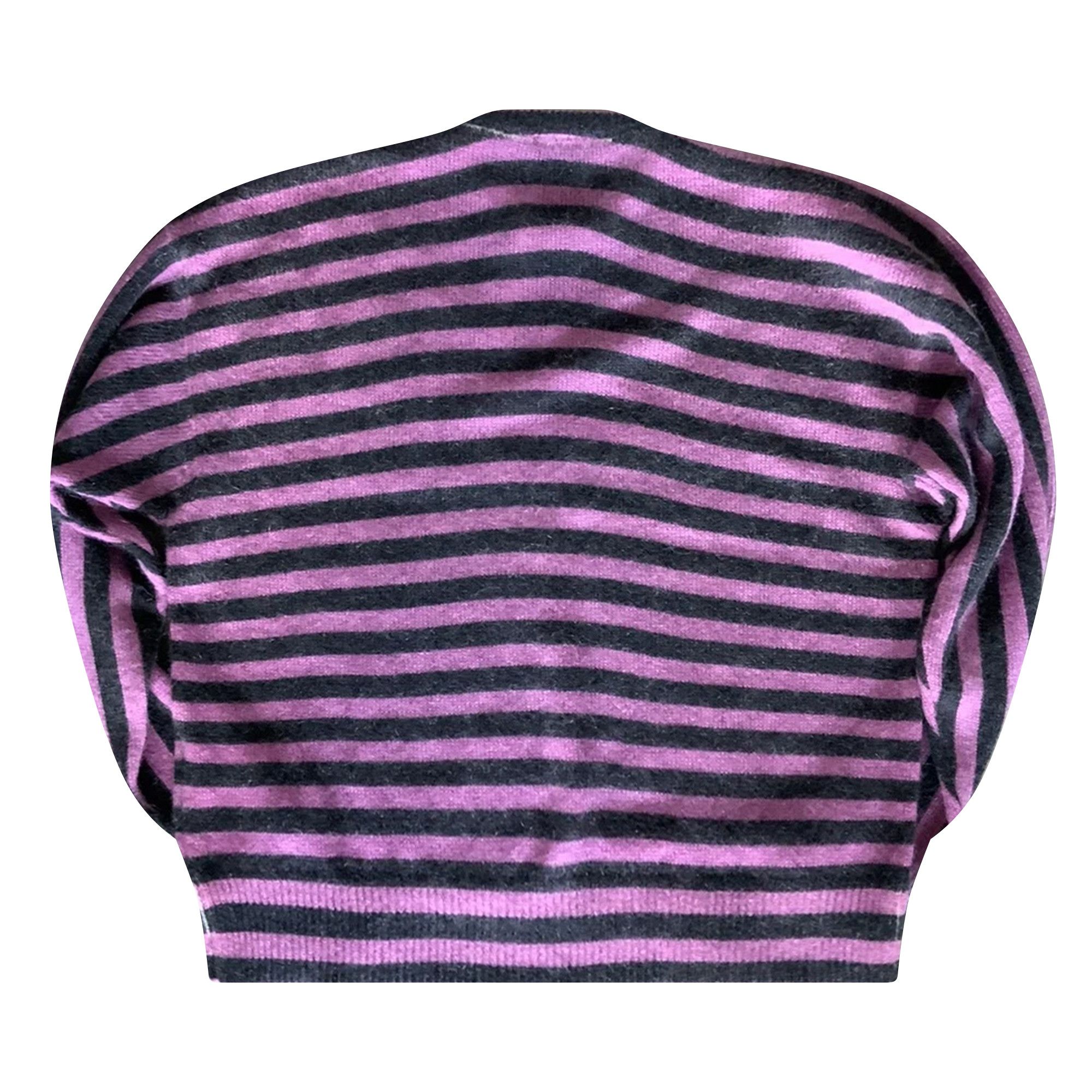 Buy Moncler Genius x Palm Angels Striped Sweater 'Purple/Black