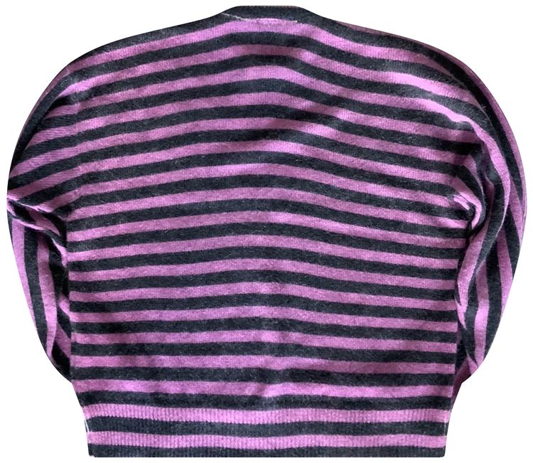 Moncler Genius x Palm Angels Striped Sweater PurpleBlack