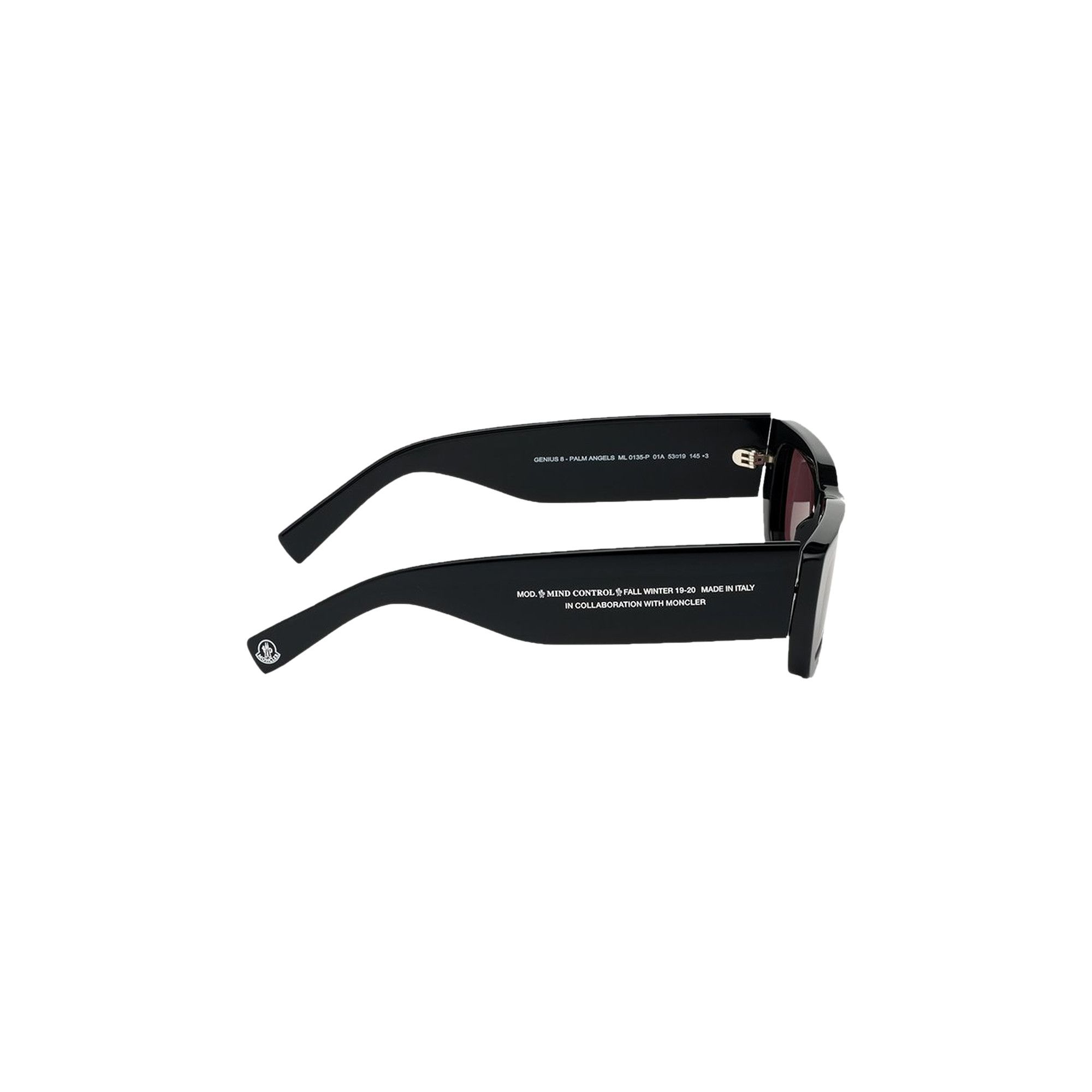 Buy Moncler Genius x Palm Angels Sunglasses 'Black' - 56901 ML013