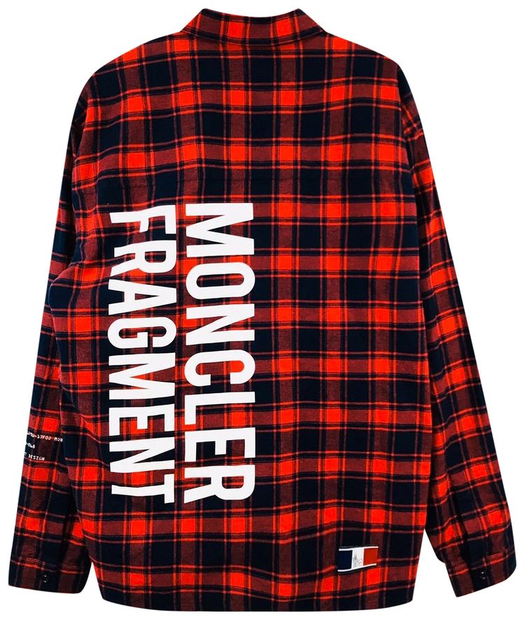 Moncler Genius x Fragment Hiroshi Fujiwara Flannel Red