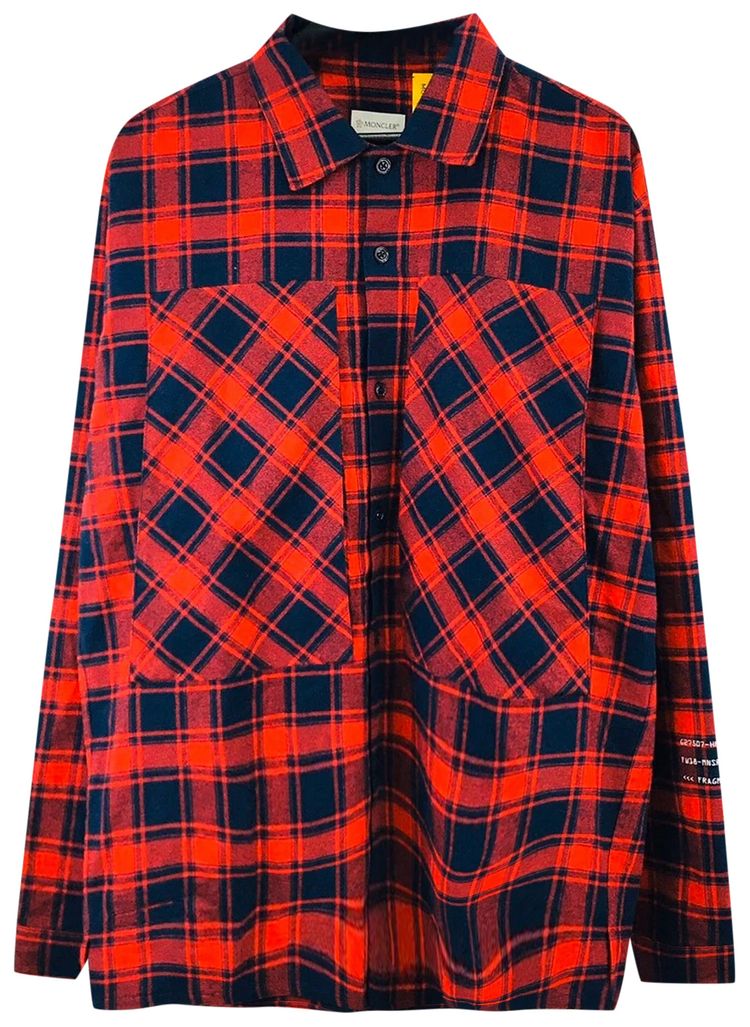 Moncler Genius x Fragment Hiroshi Fujiwara Flannel Red