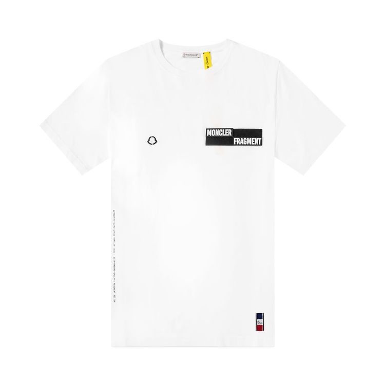 Moncler Genius x Fragment Hiroshi Fujiwara Short Sleeve Logo Tee White