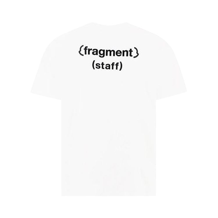 Moncler Genius x Fragment Hiroshi Fujiwara Fragment Staff T Shirt White
