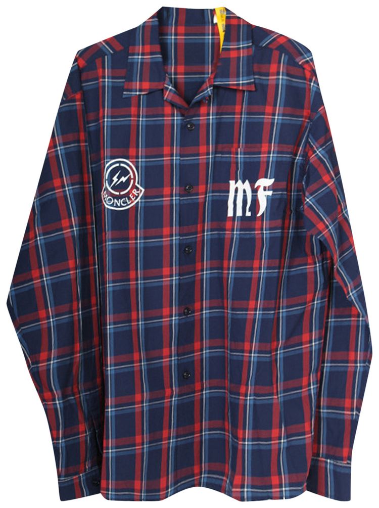 Moncler Genius x Fragment Hiroshi Fujiwara Flannel Blue
