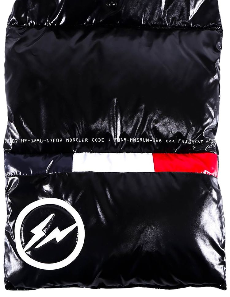 Moncler Genius x Fragment Hiroshi Fujiwara Padded Scarf Black