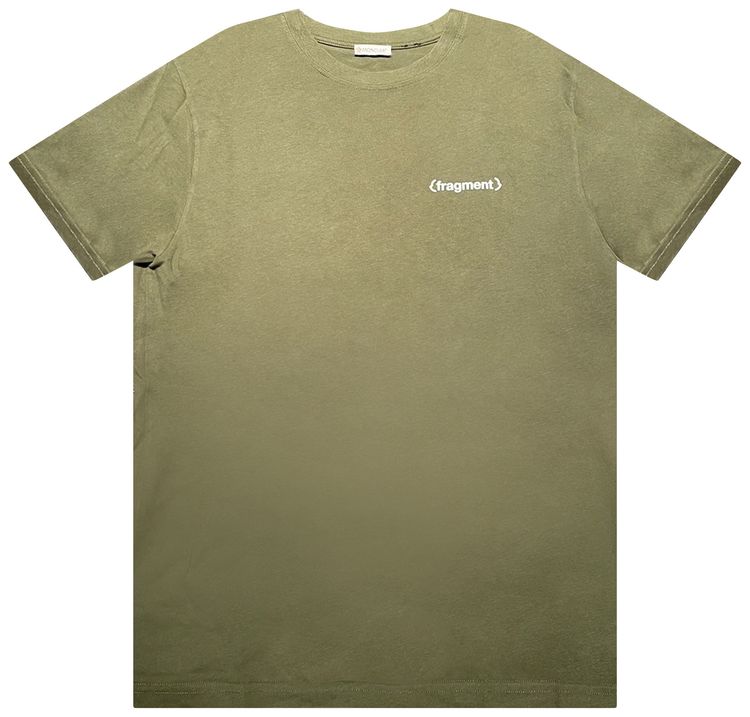 Moncler Genius x Fragment Hiroshi Fujiwara Graphic Maglia T Shirt Military Green