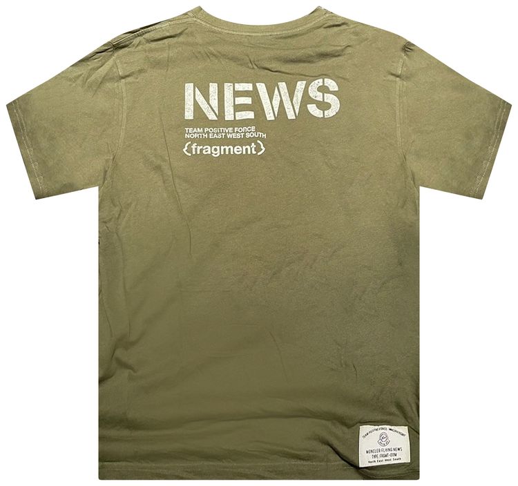 Moncler Genius x Fragment Hiroshi Fujiwara Graphic Maglia T Shirt Military Green