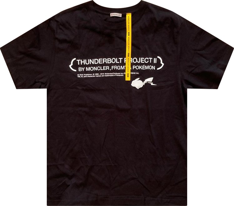 Moncler Genius x Fragment Hiroshi Fujiwara x Pok√©mon Short-Sleeve T-Shirt 'Black'