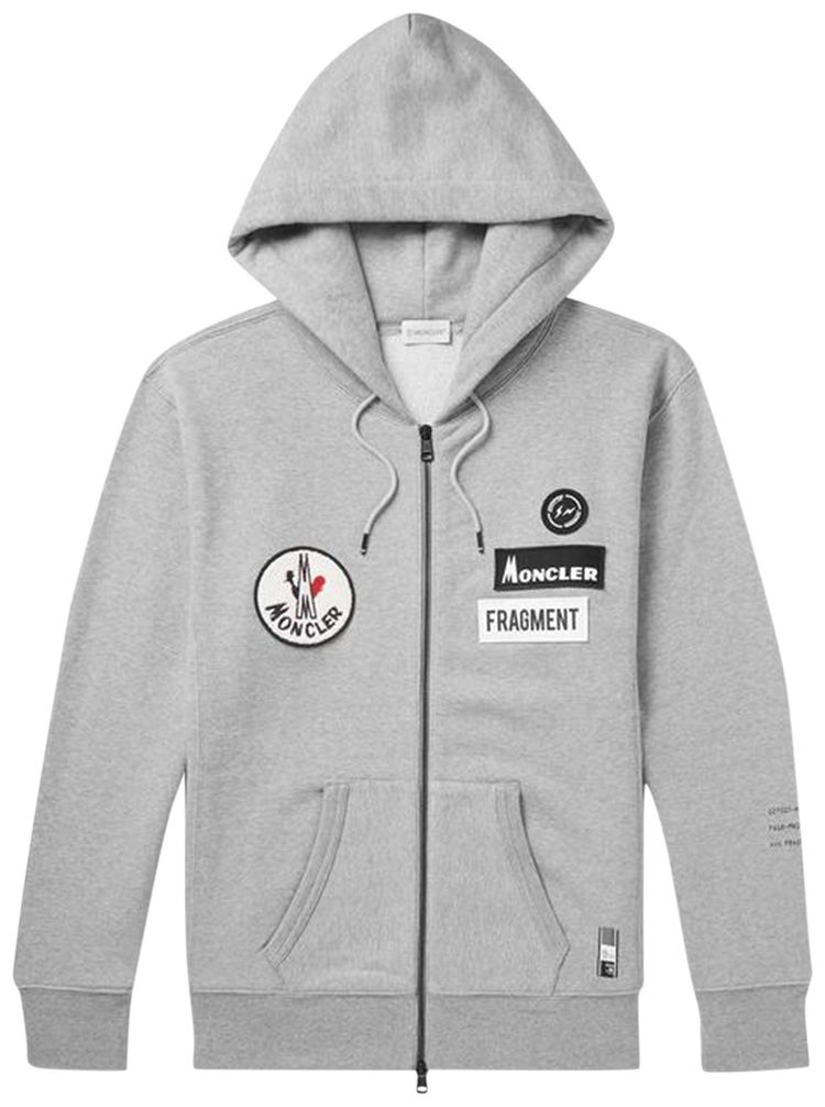 Moncler Genius x Fragment Hiroshi Fujiwara Maglia Zip Hoodie Grey