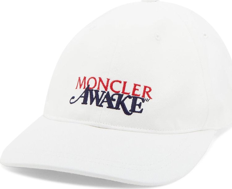 Moncler Genius x Awake NY Logo Cap White