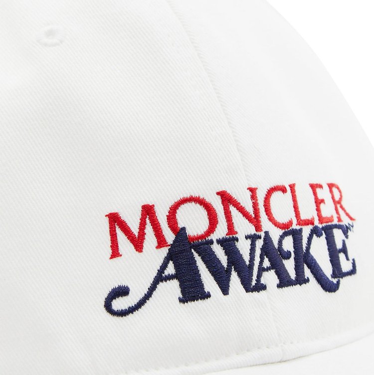 Moncler Genius x Awake NY Logo Cap White