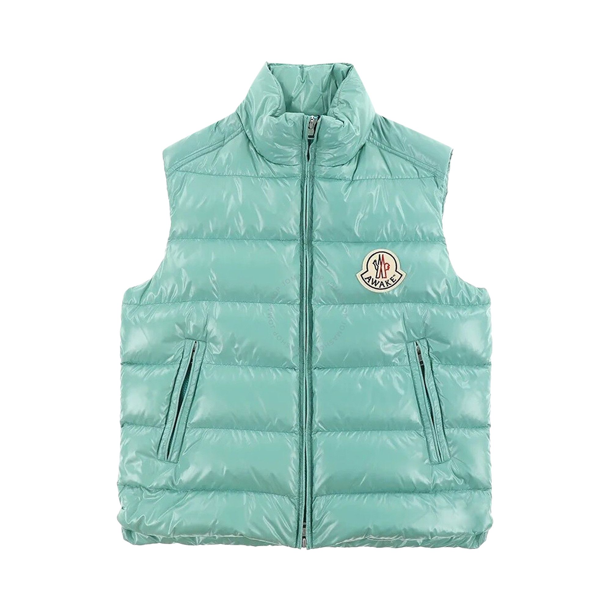 Buy Moncler Genius x Awake NY Back Print Down Gilet Green 1A501 10 68950 81B GOAT