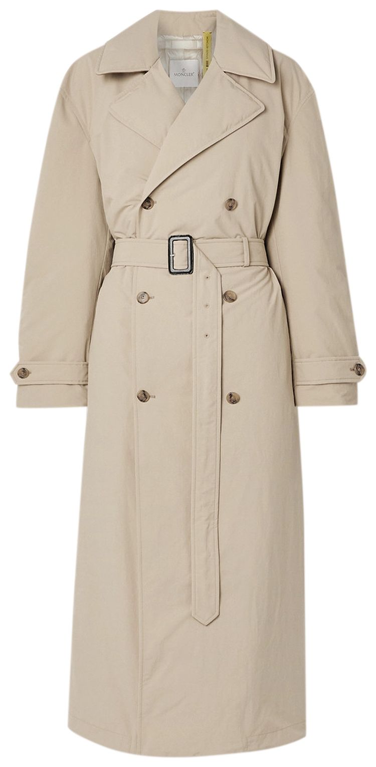 Moncler Genius x JW Anderson Montacute Padded Shell Down Trench Coat Beige