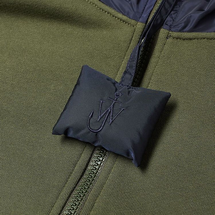 Moncler Genius x JW Anderson Zip Hoodie Army Green