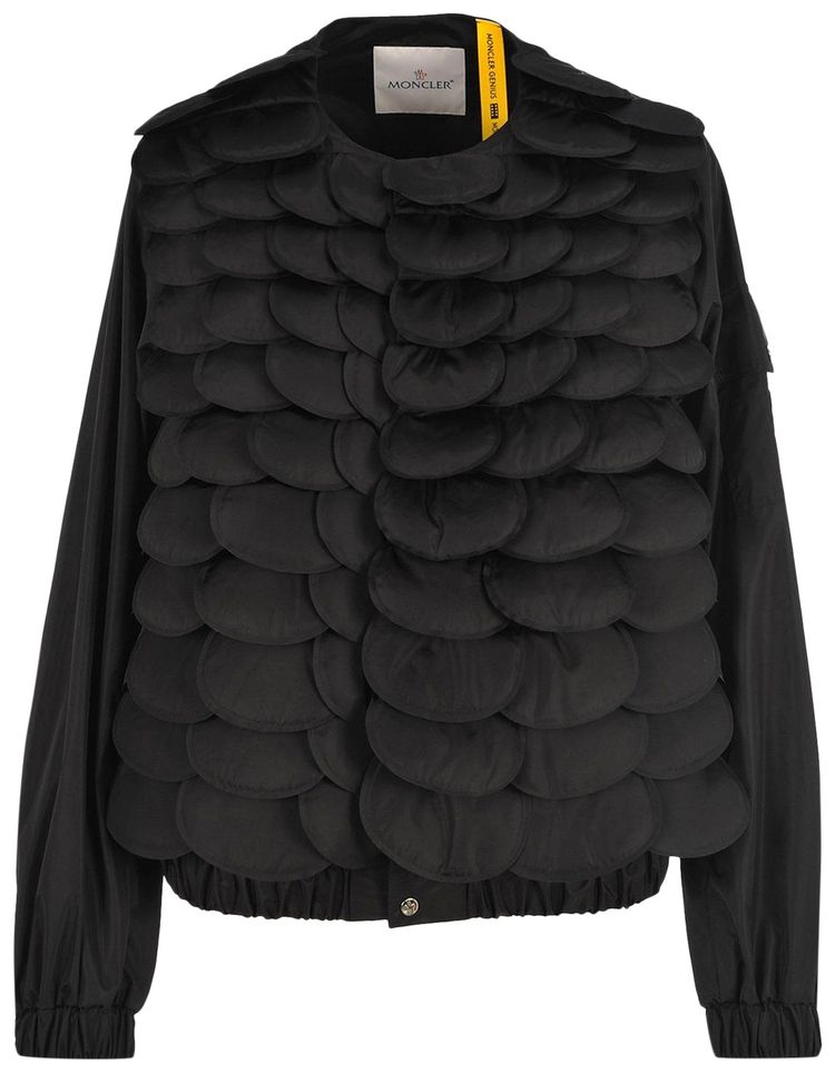 Moncler Genius x Noir Kei Ninomiya Fish Scale Bomber Jacket Black
