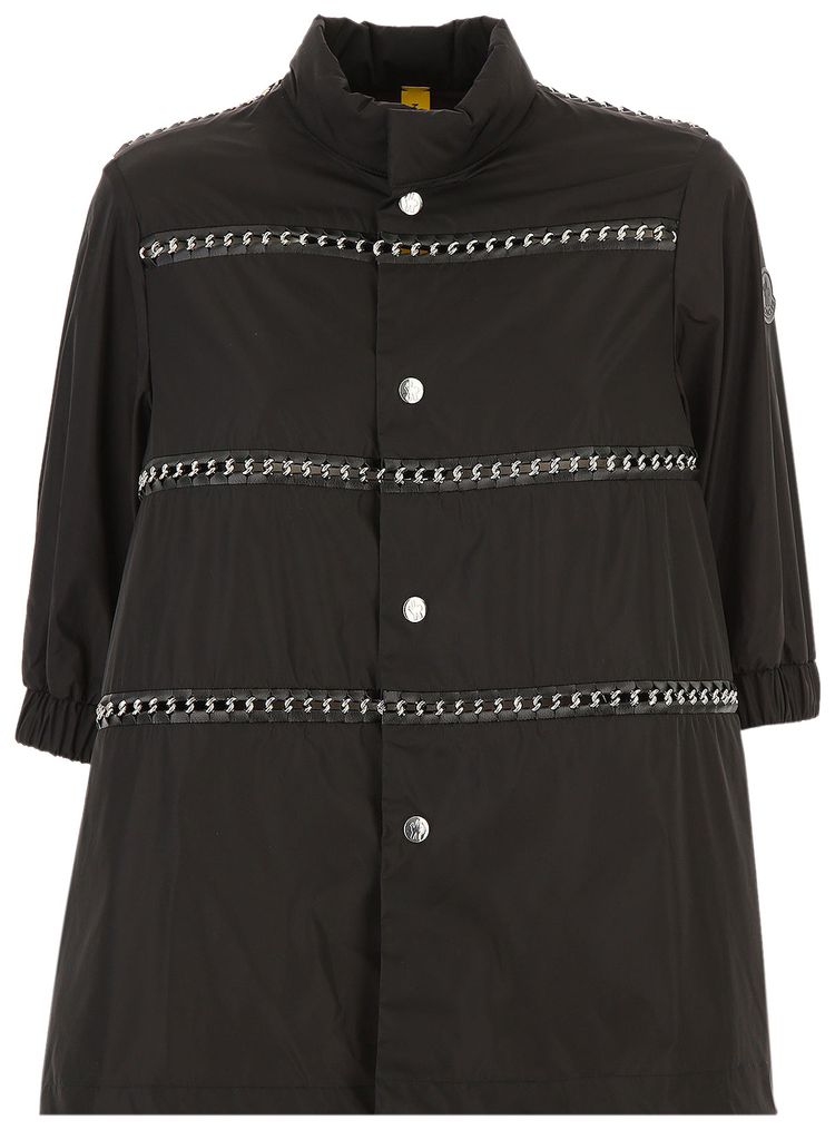 Moncler Genius x Noir Kei Ninomiya Eyelet Detail Jacket Black