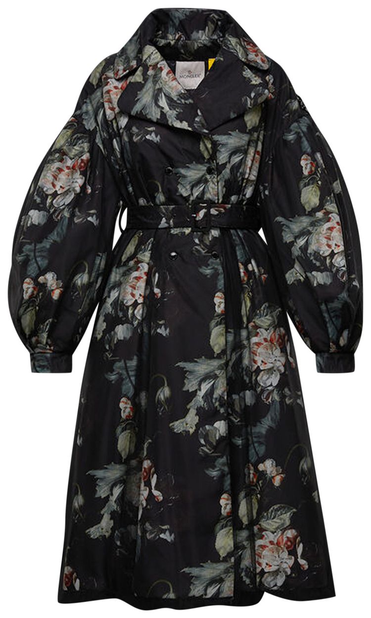 Moncler Genius x Simone Rocha Mirabilium Long Parka Black