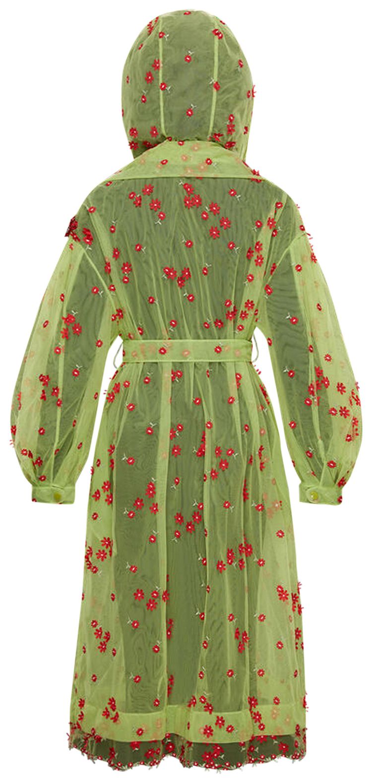 Moncler Genius x Simone Rocha Coronilla Trenchcoat Lime Green