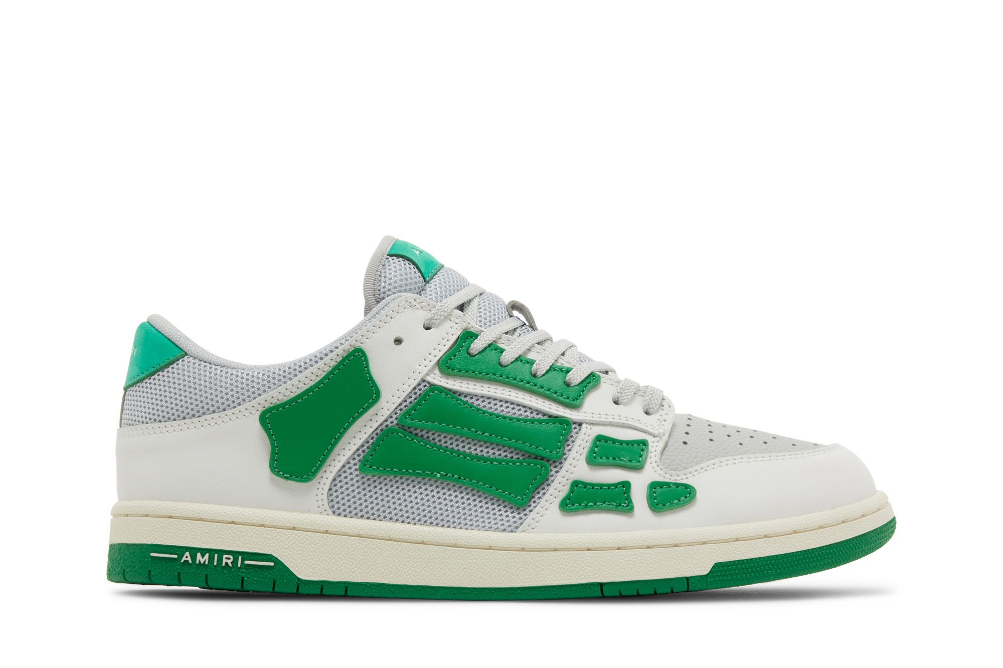 Buy Amiri Mesh Skel Top Low 'White Green' - PS24MFS001 310 | GOAT