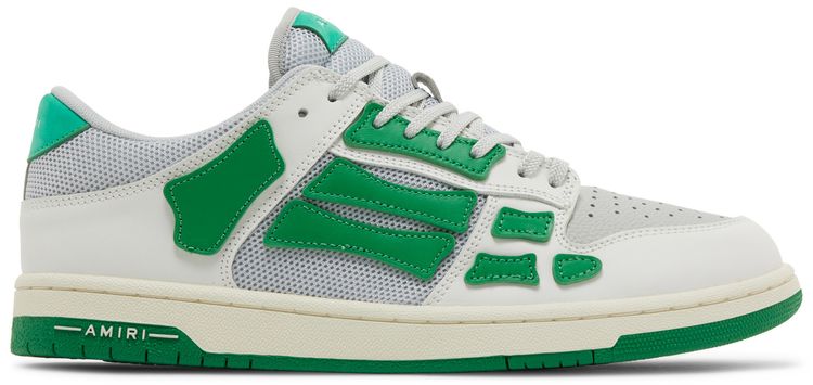 Amiri Mesh Skel Top Low White Green