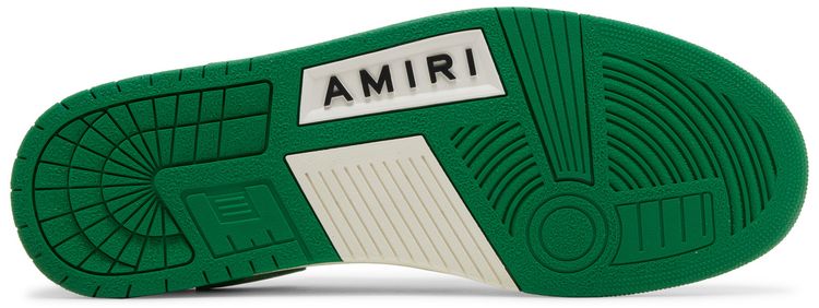 Amiri Mesh Skel Top Low White Green