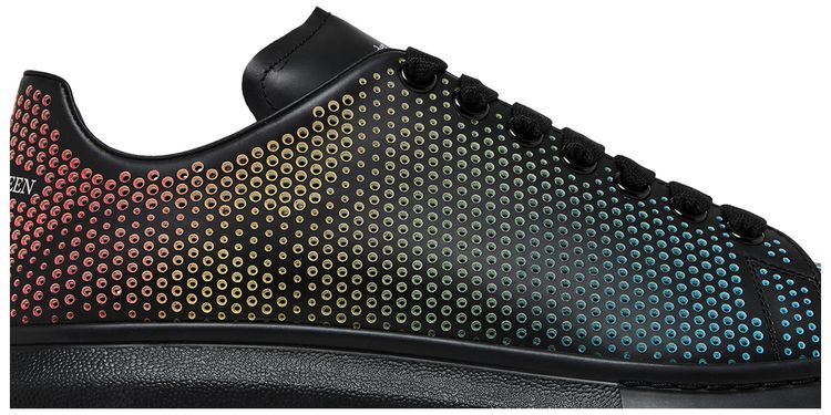 Alexander McQueen Oversized Sneaker Perforated   Black Multi Color