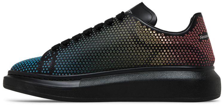 Alexander McQueen Oversized Sneaker Perforated   Black Multi Color