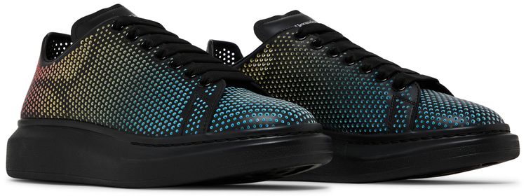 Alexander McQueen Oversized Sneaker Perforated   Black Multi Color