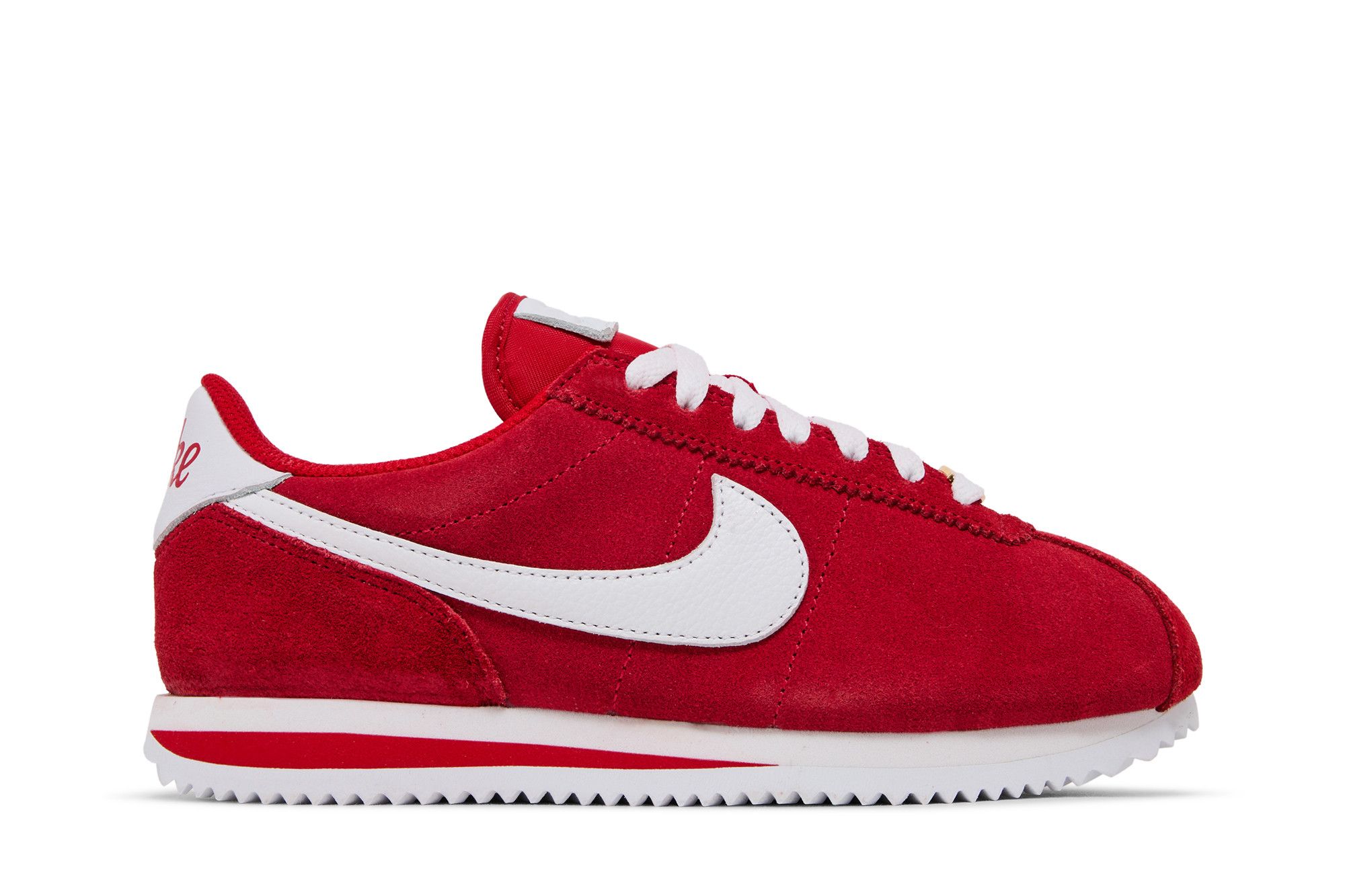 Red suede cortez cheap