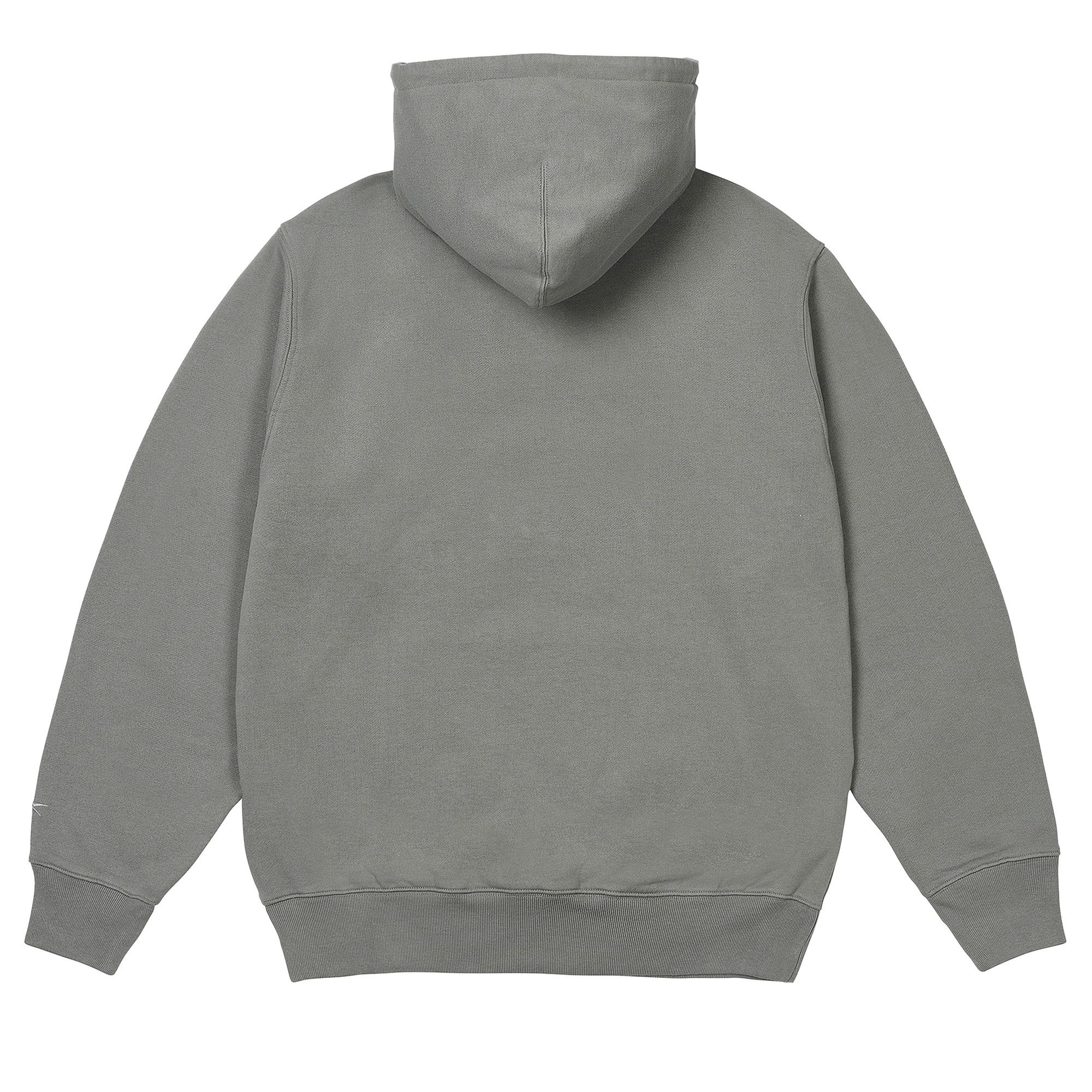 Size l Palace x Reebok Hood 'Grey'