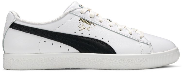 Puma Clyde Core Leather Foil White