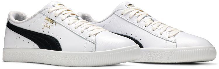 Puma Clyde Core Leather Foil White