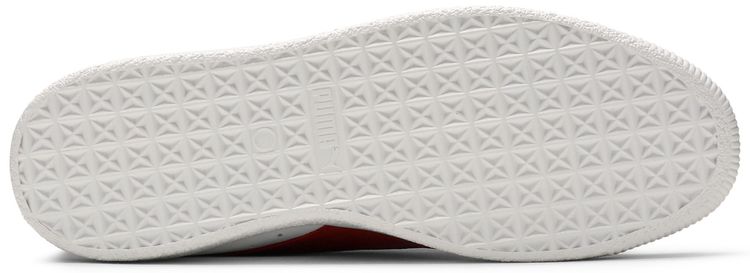 Puma Clyde Core Leather Foil White Cherry