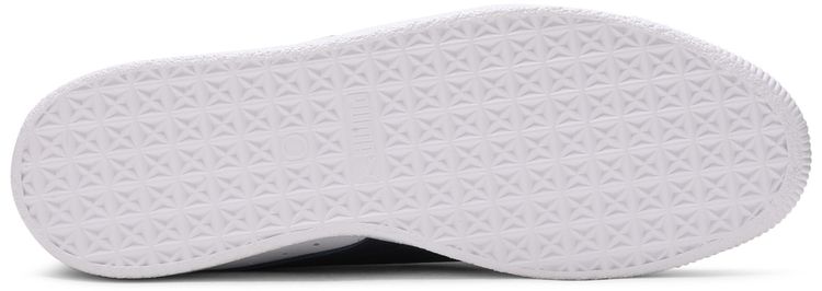 Puma Clyde Core Leather Foil White Navy