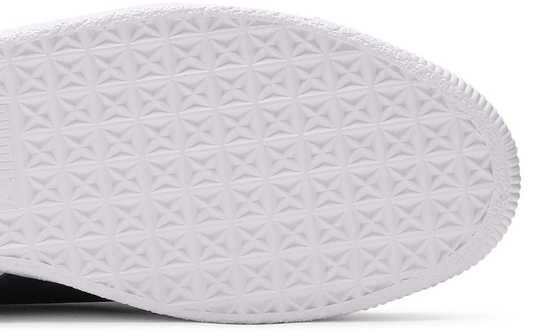 Puma Clyde Core Leather Foil White Navy