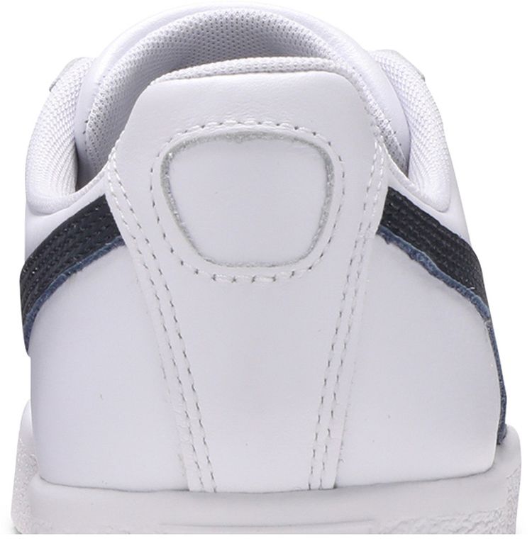 Puma Clyde Core Leather Foil White Navy
