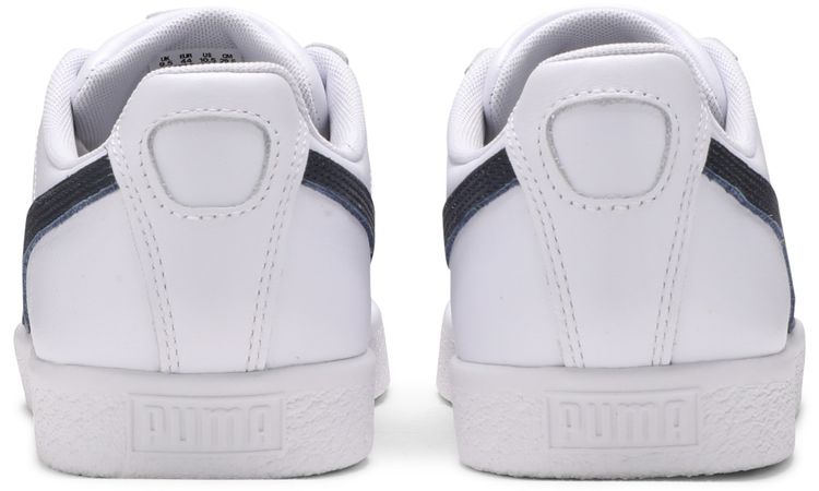 Puma Clyde Core Leather Foil White Navy