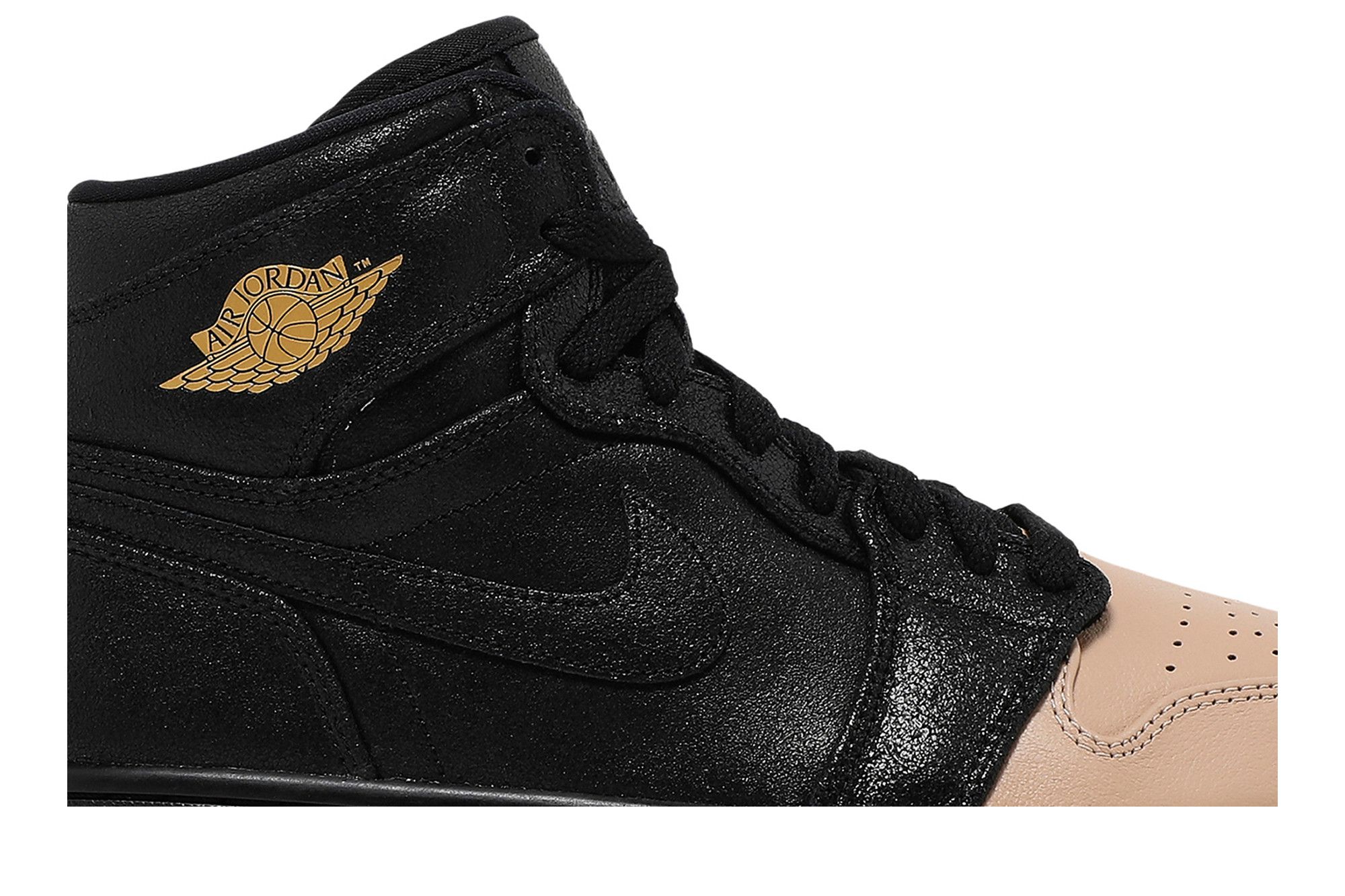 スニーカー NIKE Air Jordan 1 Retro High Dip-Toe Black 2018 SS18 WMNS Buy Wmns Air Jordan 1 Retro High Premium 'Dipped Toe - Black