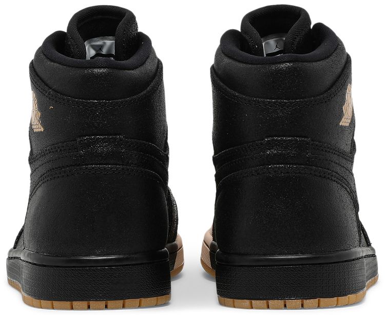 Wmns Air Jordan 1 Retro High Premium Dipped Toe   Black