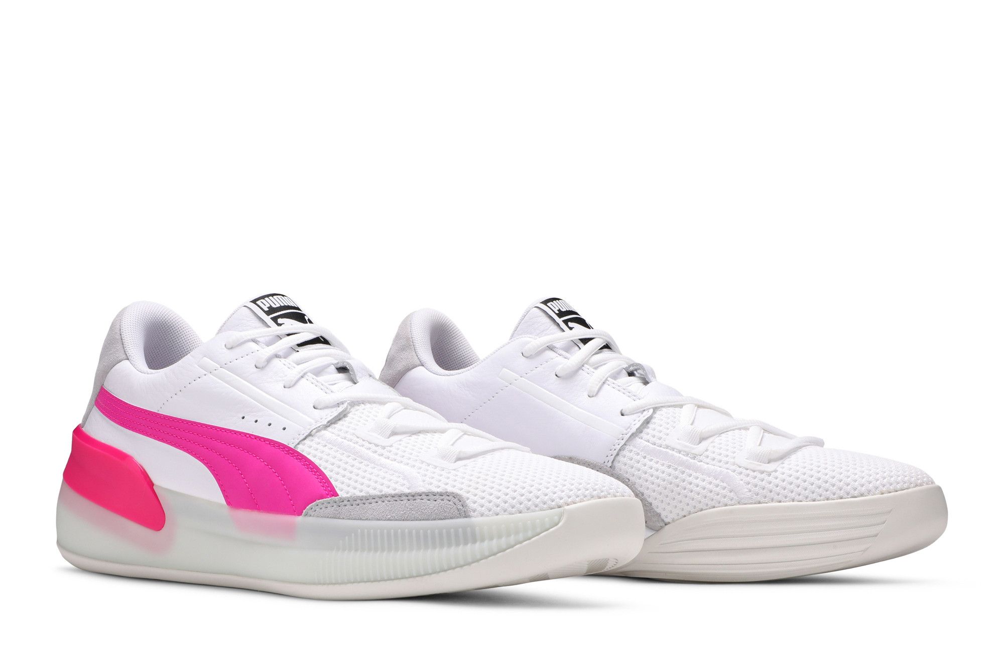 Puma Clyde Hardwood バスケットボールシューズ ピンク PUMA Clyde Hardwood White PINK Miami HEAT South Beach Men's