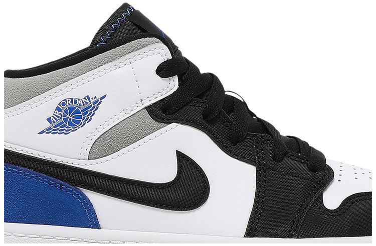 Air Jordan 1 Mid SE PS Royal Black Toe