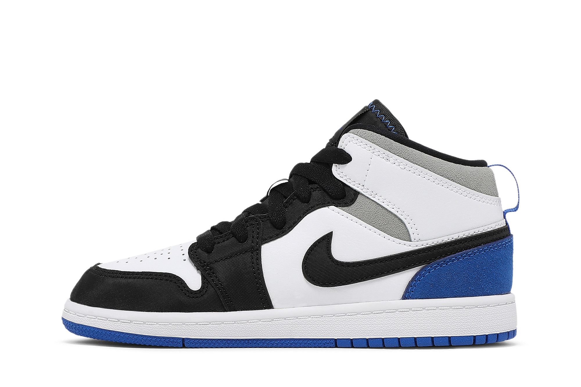 Buy Air Jordan 1 Mid SE PS Royal Black Toe BQ6932 102 GOAT