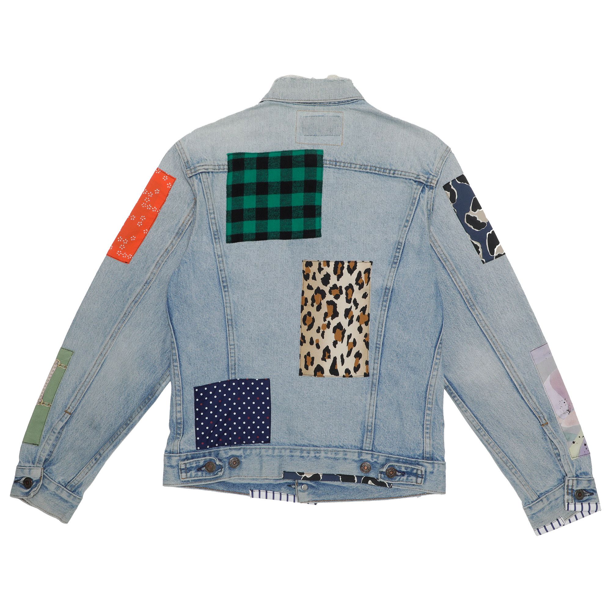 Buy Awake NY x Levi's Trucker Jacket 'Denim Patchwork' - WK LEVI