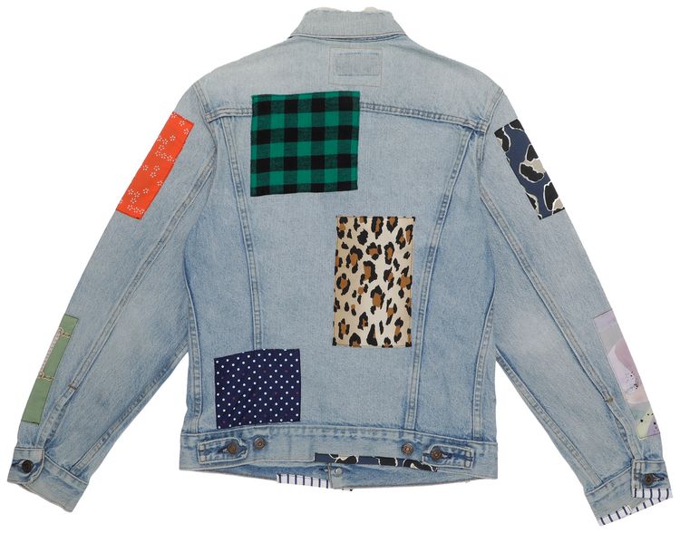 Awake NY x Levis Trucker Jacket Denim Patchwork
