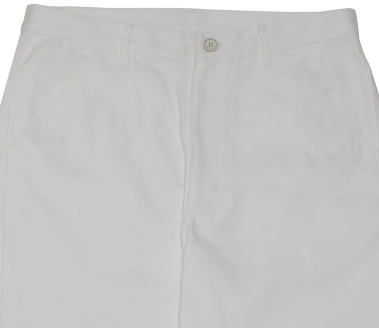 Comme des Garcons SHIRT Straight Leg Pant White