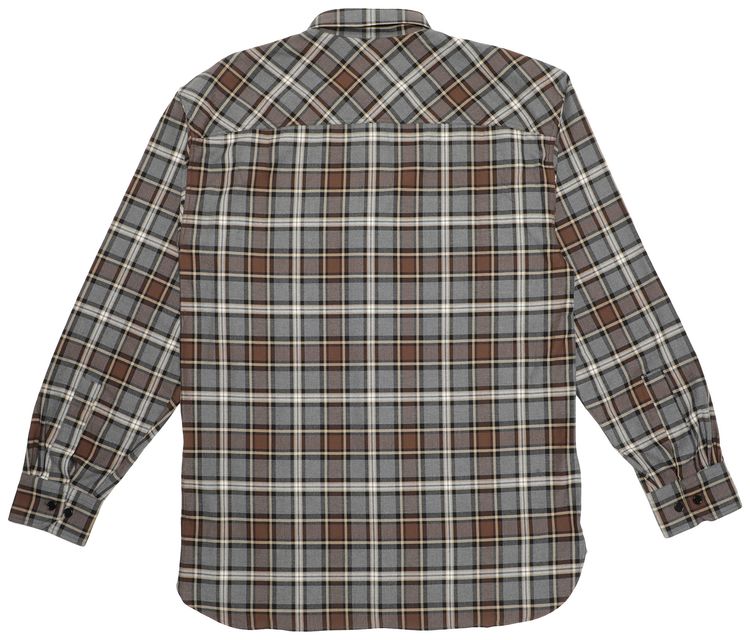 Dries Van Noten Carwick Shirt Gray Plaid