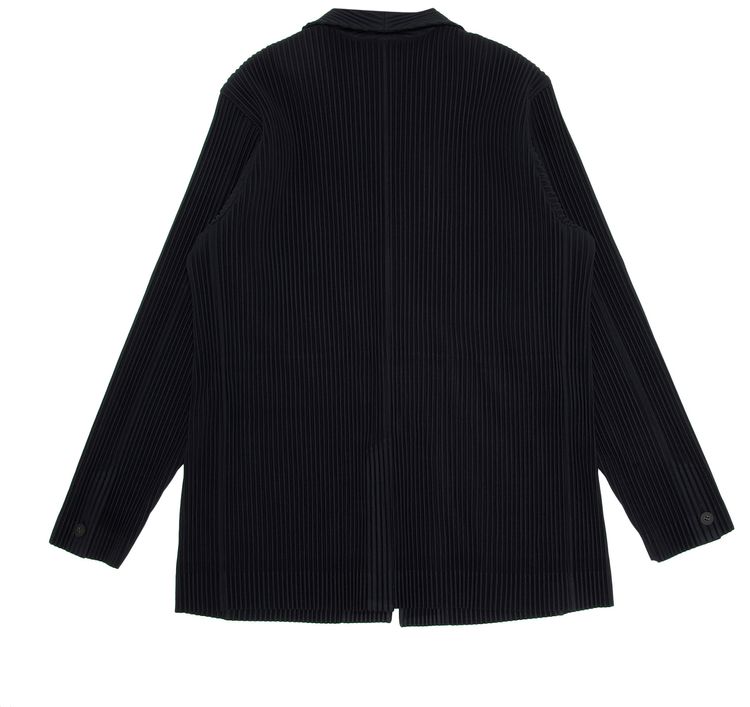 Homme Plisse Issey Miyake Pleated Blazer Navy