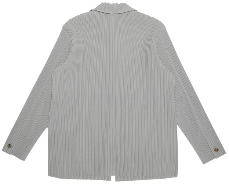 Homme Plisse Issey Miyake Pleated Blazer Grey