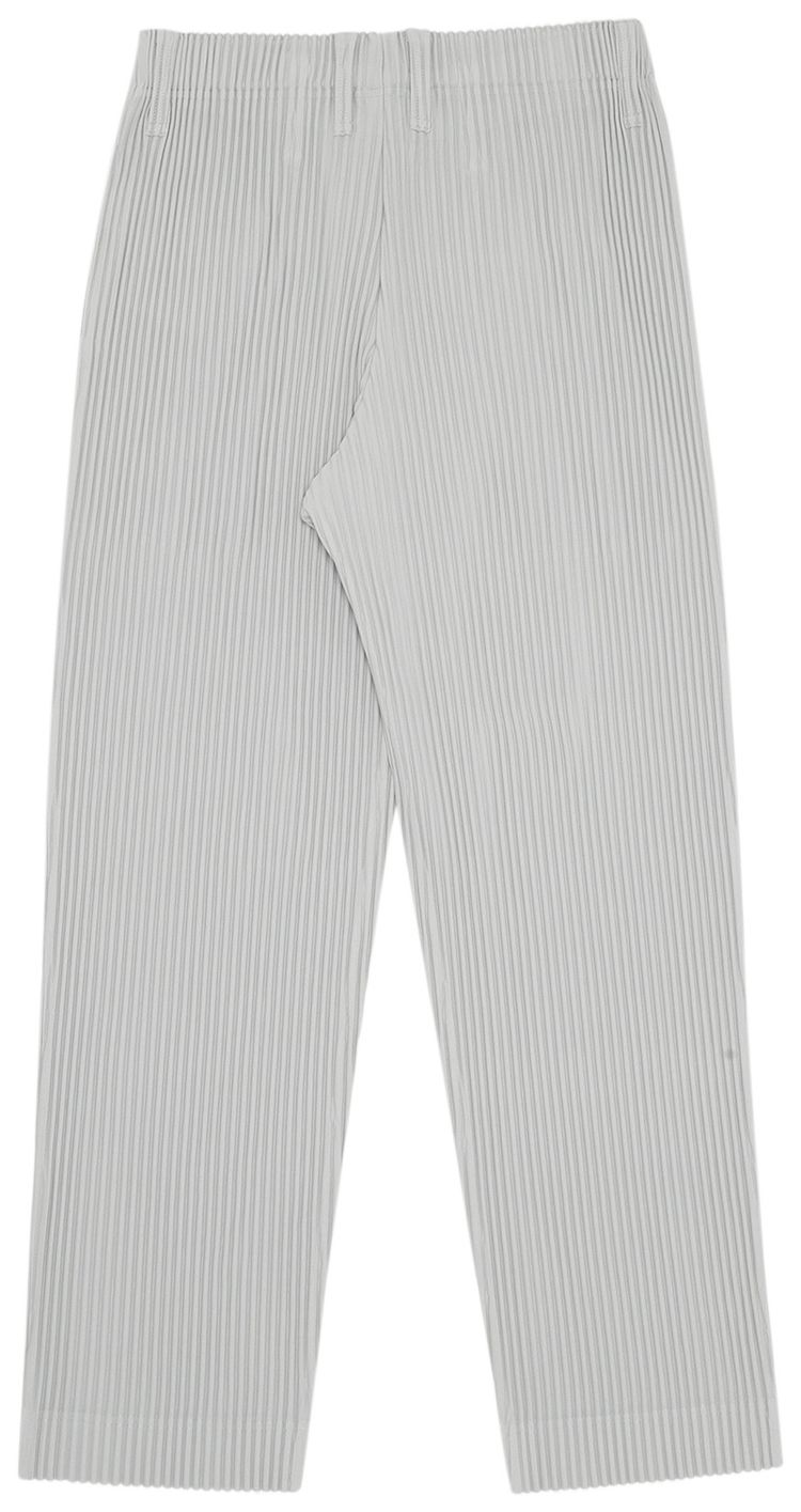 Homme Plisse Issey Miyake Basic Pleated Trousers Grey